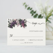 Zaad Landelijk Boerderij Hout Fruit Ivy Vineyard B RSVP Kaartje (Staand voorkant)