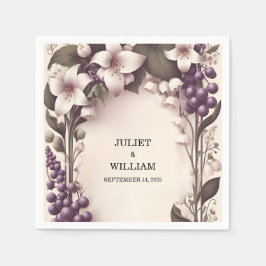 Zaad Landelijk Boerderij Hout Fruit Ivy Vineyard B Servet