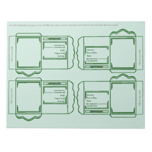 Zaad Pakket groen DYI Notitieblok