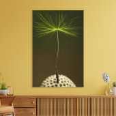 Zaad van een Dandelion foto op Canvas (Insitu (Woonkamer))