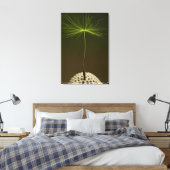 Zaad van een Dandelion foto op Canvas Afdruk (Insitu (Slaapkamer))