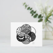 Zaad van het Briefkaart van Life Mandala (Staand voorkant)