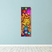 Zaad van het leven - Canvas Print (Insitu (Houten vloer))