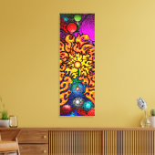 Zaad van het leven - Canvas Print (Insitu (Woonkamer))