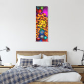 Zaad van het leven - Canvas Print (Insitu (Slaapkamer))