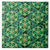 Zaad van het leven in de Flower of Life Pattern Ma Tegeltje (Voorkant)