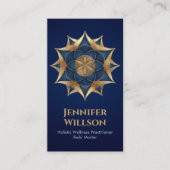 Zaad van het leven in Lotus Flower Visitekaartje (Voorkant)