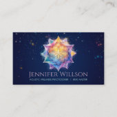 Zaad van het leven in Lotus Flower Visitekaartje (Voorkant)