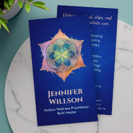 Zaad van het leven in Lotus Flower Visitekaartje