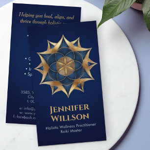 Zaad van het leven in Lotus Flower Visitekaartje