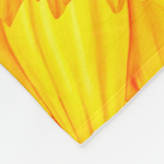 Zaad van het leven in zonnebloemen - Geometrie met Fleece Deken (Hoek)