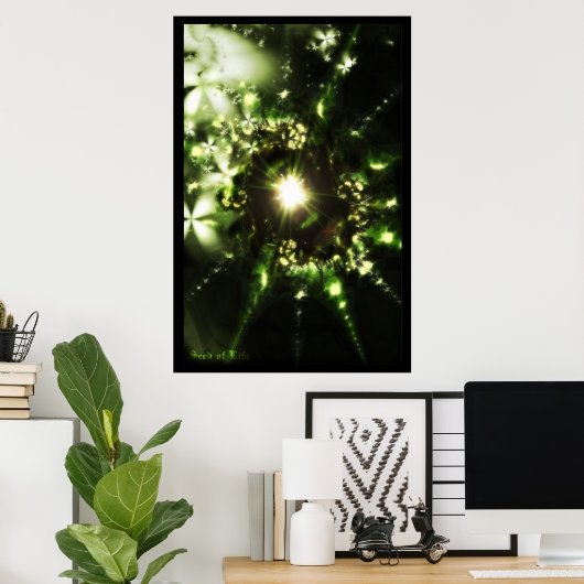 Zaad van het leven poster (Thuiskantoor)