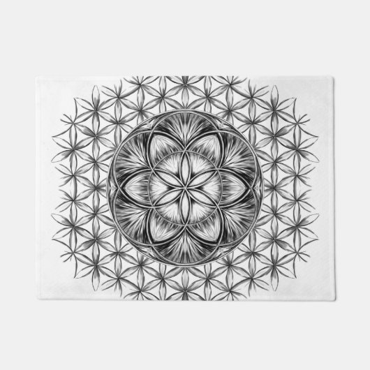 Zaad van het leven Tekening Deurmat (Voorkant)