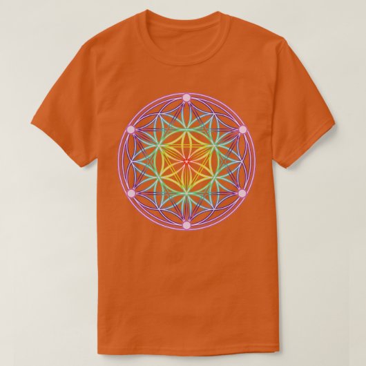 Zaad van levende regenboog t-shirt (Design voorkant)