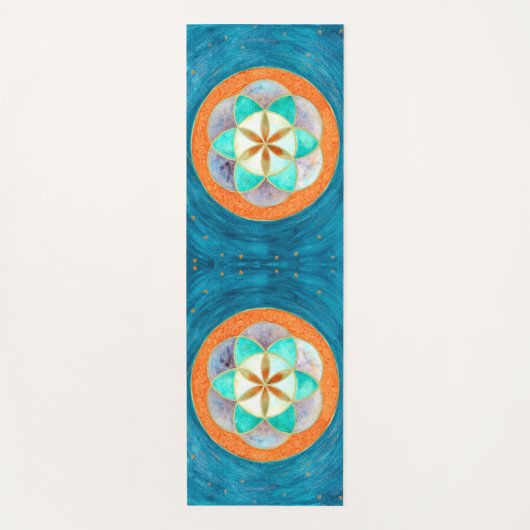 Zaad van Levens Waterverf Yogamat (Voorkant)