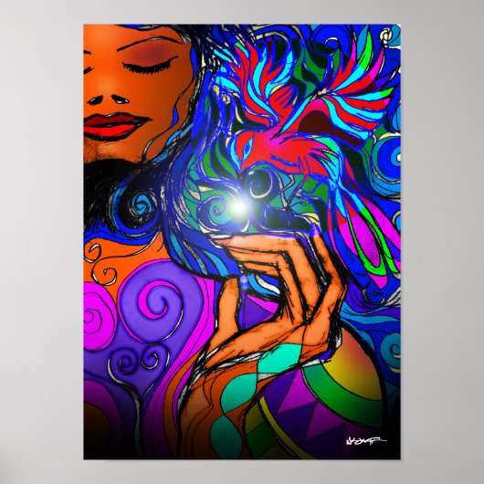 Zaad van licht poster (Voorkant)