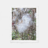 Zaad van Milroos en zijde Fleece Deken (Voorkant)