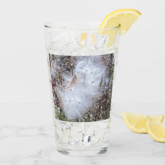 Zaad van Milroos en zijde Glas (Achterkant ijs)