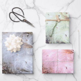 Zaad van Milroos en zijde Inpakpapier Vel