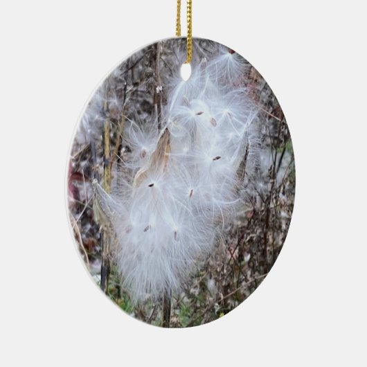 Zaad van Milroos en zijde Keramisch Ornament (Rechts)