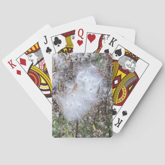 Zaad van Milroos en zijde Pokerkaarten (Achterkant)