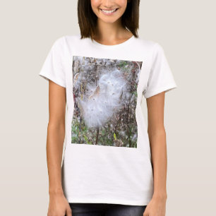 Zaad van Milroos en zijde T-shirt