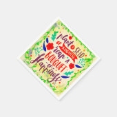 Zaad van vriendelijkheid servet (Hoek)