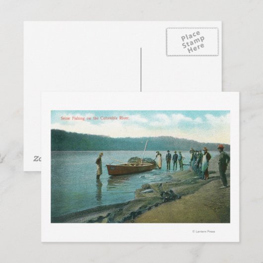 Zaad Vist op de rivier de Columbia, OF Briefkaart (Voorkant / Achterkant)