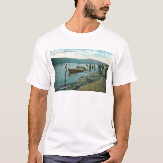 Zaad Vist op de rivier de Columbia, OF T-shirt (Voorkant)