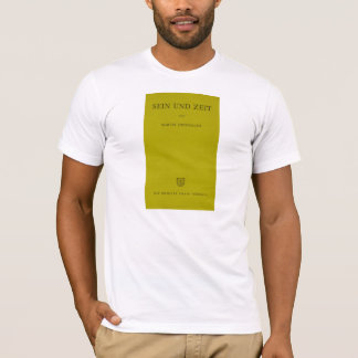 Zaad-/vriesruimte / Being en Time Heidegger Geel T-shirt