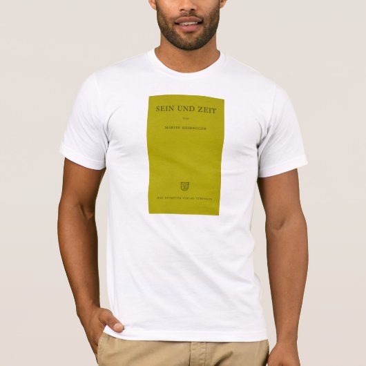 Zaad-/vriesruimte / Being en Time Heidegger Geel T-shirt (Voorkant)