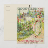  zaadadvertentie briefkaart (Voorkant / Achterkant)