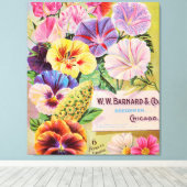  zaadbedrijf Bloemencatalogus Canvas Afdruk (Insitu (Houten vloer))