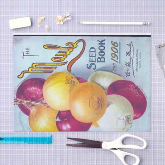  zaadboek, Maule's 1906, Uien Tissuepapier (Craft)