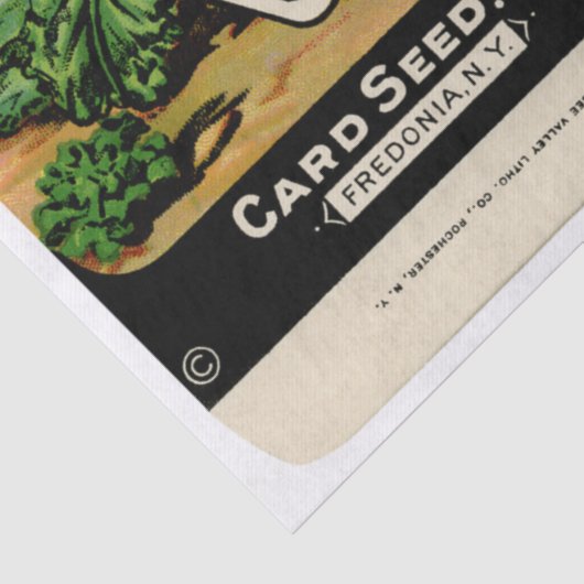  zaadbundel en instructies tissuepapier (Detail)