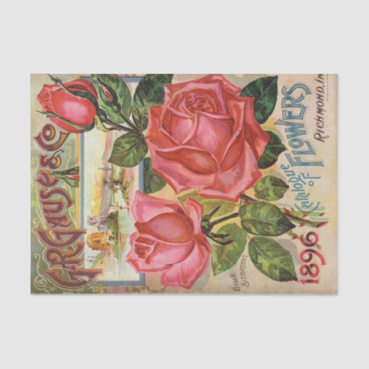  zaadcatalogus 1896 G.R. Gauze Tissuepapier (Voorkant)