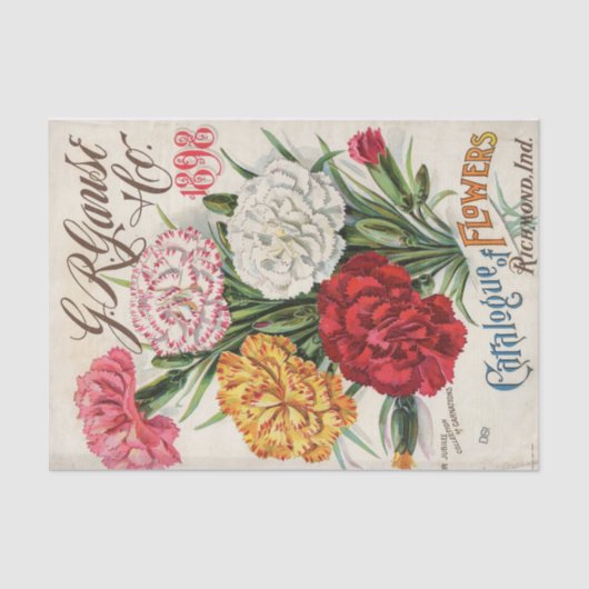 zaadcatalogus 1898 G.R. Gauze en Co. Tissuepapier (Voorkant)