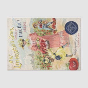 zaadcatalogus A.W. Livingon's Sons, 1894 Tissuepapier