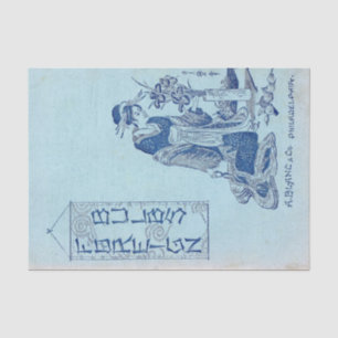 zaadcatalogus Buitenlandse bollen, A. Blanc Co. Tissuepapier