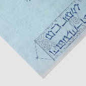  zaadcatalogus Buitenlandse bollen, A. Blanc Co. Tissuepapier (Detail)