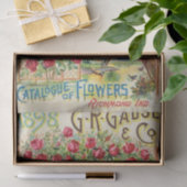  zaadcatalogus, Graad 1898, rode rozen Tissuepapier (Geschenk)