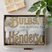 zaadcatalogus Henderson 1896 Bollen, Planten Tissuepapier (Geschenk)