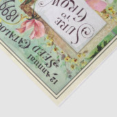  zaadcatalogus Livingston's Seed Store 1899 Tissuepapier (Detail)