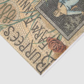  zaadcatalogus Mozaïek Burpee's 1887 Tissuepapier (Detail)