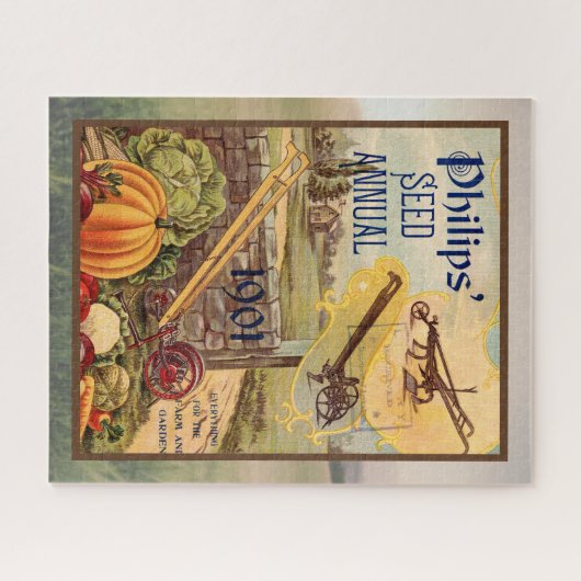 Zaadcatalogus n Packet  1901 Herfstoogst Legpuzzel (Horizontaal)