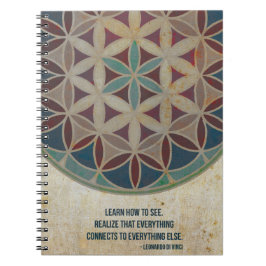 zaadje van life sacred geometry notebook notitieboek
