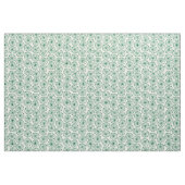Zaadkoppen - Forest Green op White Stof (Yard (91,4 cm))