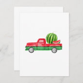 Zaadloze watermeloenvruchten (Voorkant / Achterkant)