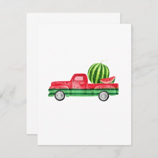 Zaadloze watermeloenvruchten (Voorkant / Achterkant)