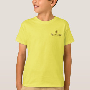 Zaadmeer - dennenkegel logo op voorzijde, blanco o t-shirt